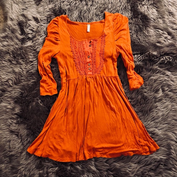 Free People Tops - Free People Orange Top sz M
